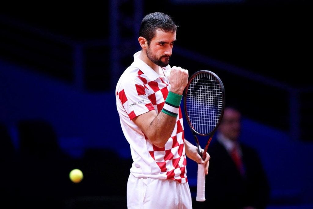 Análisis de los grupos de las Finales Copa Davis 2019 3 Cilic durante la final de la Copa Davis en 2018