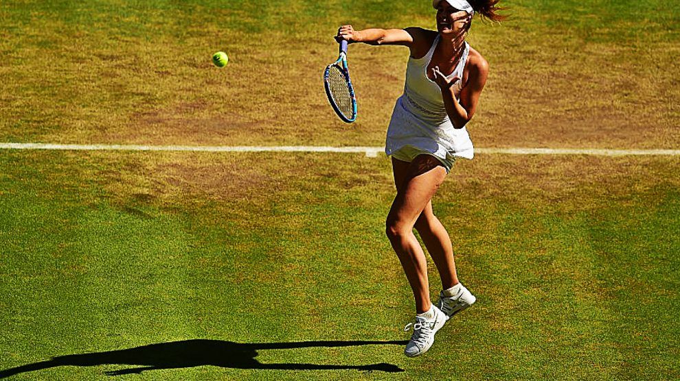 Sharapova será baja en Wimbledon tras recaer de la lesión -