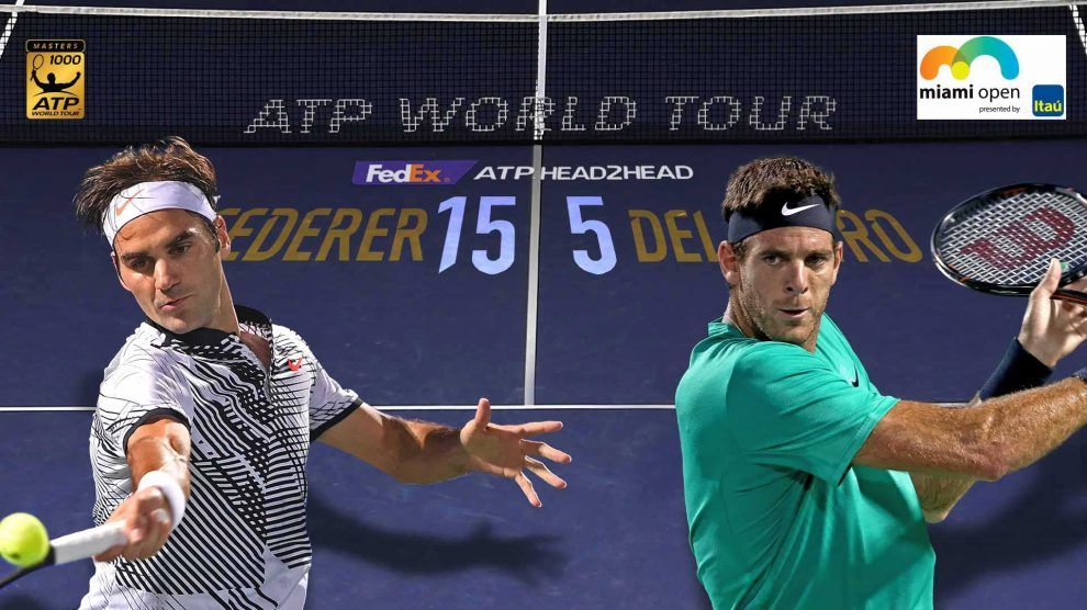 Vídeo | El mejor punto de los duelos Federer - Del Potro -