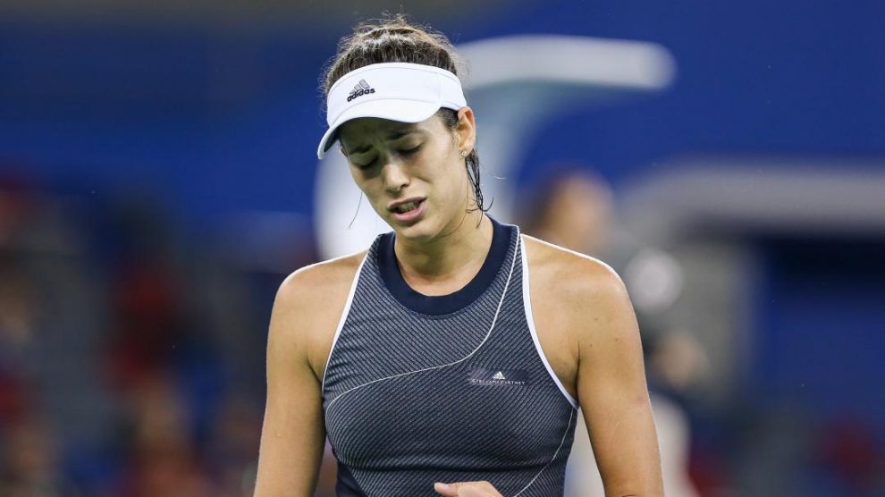 Muguruza se estrella en Wuhan contra Ostapenko -