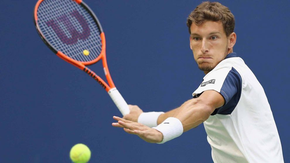 Pablo Carreño golpea una derecha