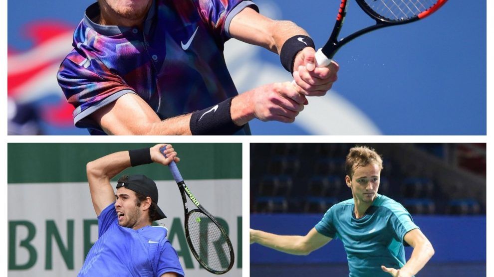 Rublev, Khachanov y Medvedev