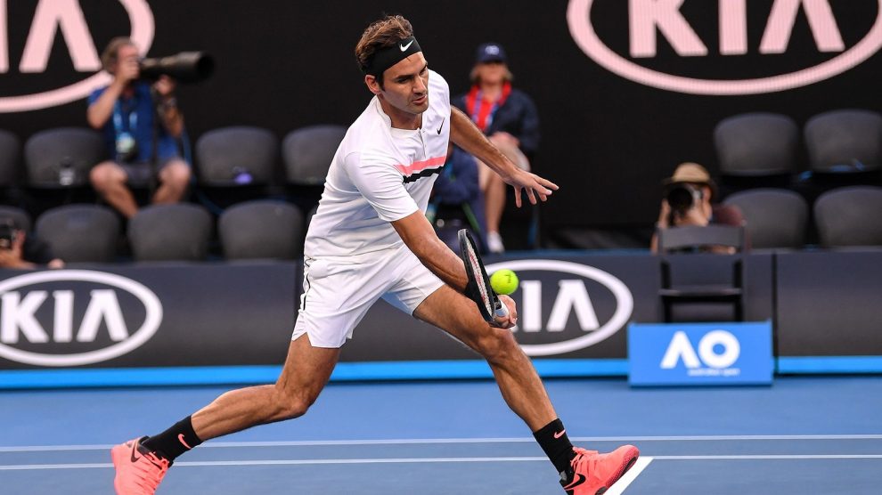 Federer volea Open de Australia 2018
