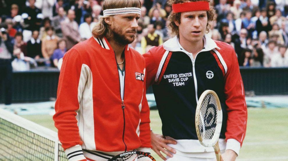 Borg y McEnroe en Wimbledon 1980