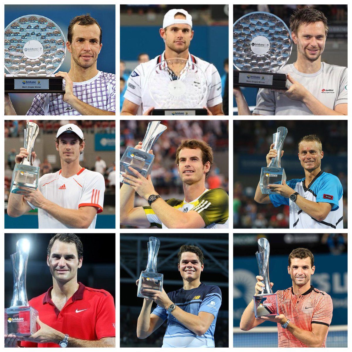 Campeones del ATP 250 de Brisbane