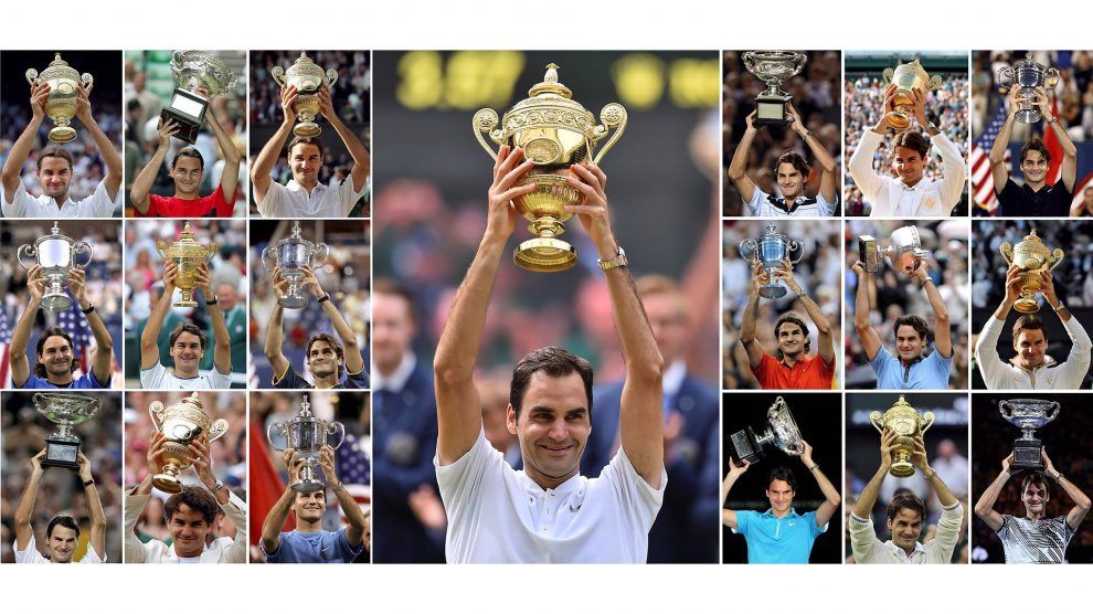 Federer y sus Grand Slams