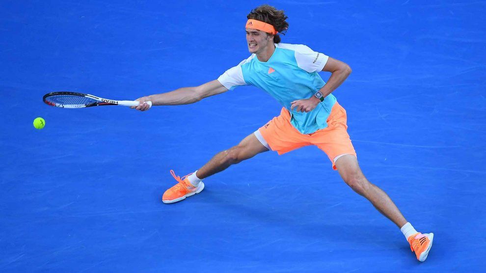 Alexander Zverev en el Open de Australia