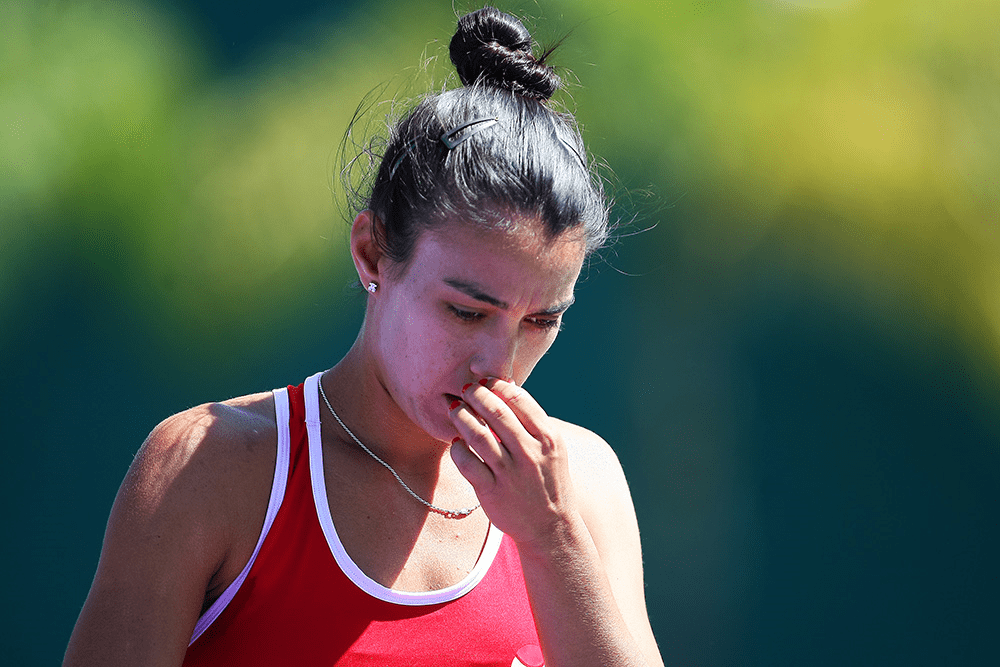 Verónica Cepede Royg con Paraguay en la Fed Cup