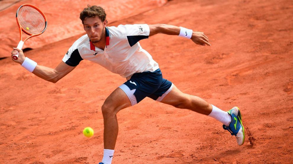 Pablo Carreño jugando en tierra batida