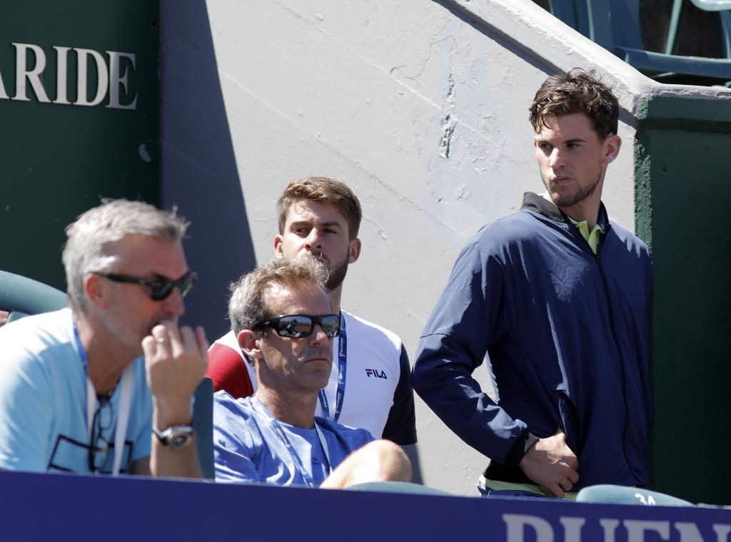 Thiem en el palco del Argentina Open