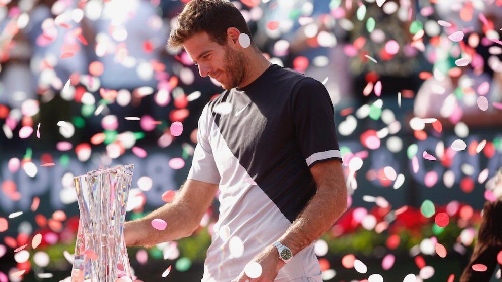 Del Potro mira al título conseguido en Indian Wells