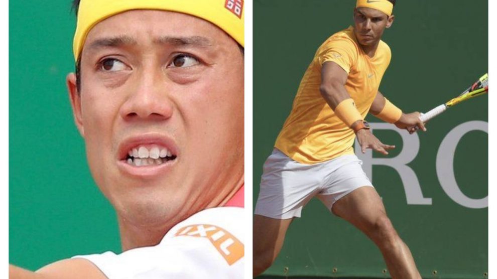 Nishikori y Rafa Nadal
