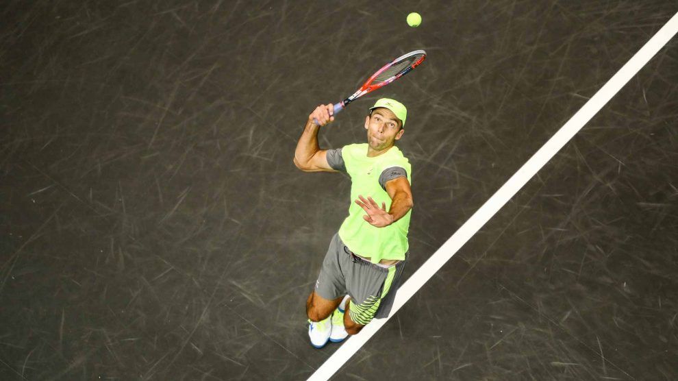 Karlovic sacando en el ATP de New York