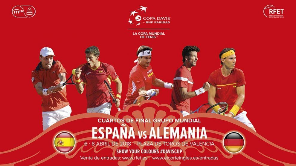 Jugadores que participan en la serie contra Alemania en Copa Davis