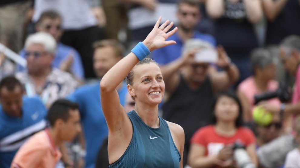 Petra Kvitova en Roland Garros 2018