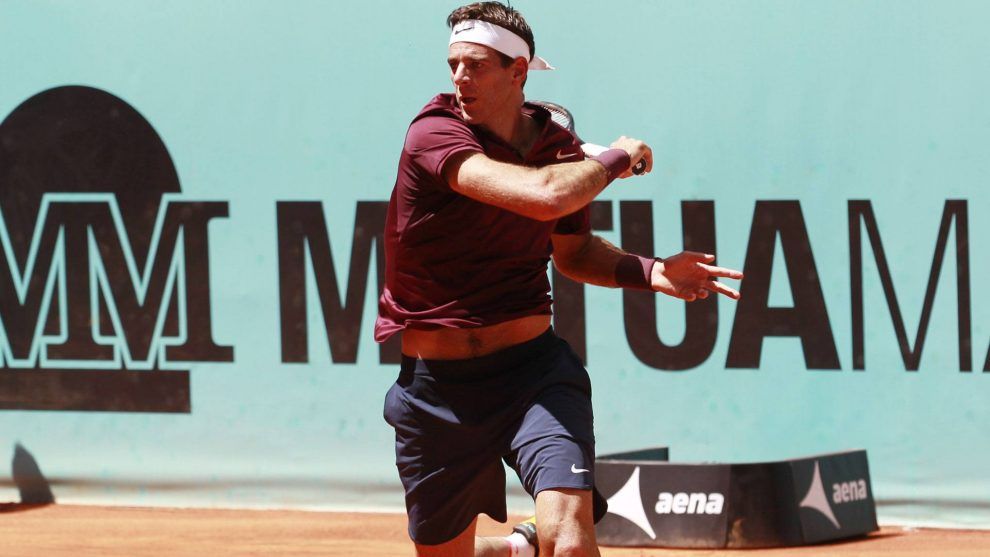 Del Potro en el Mutua Madrid Open