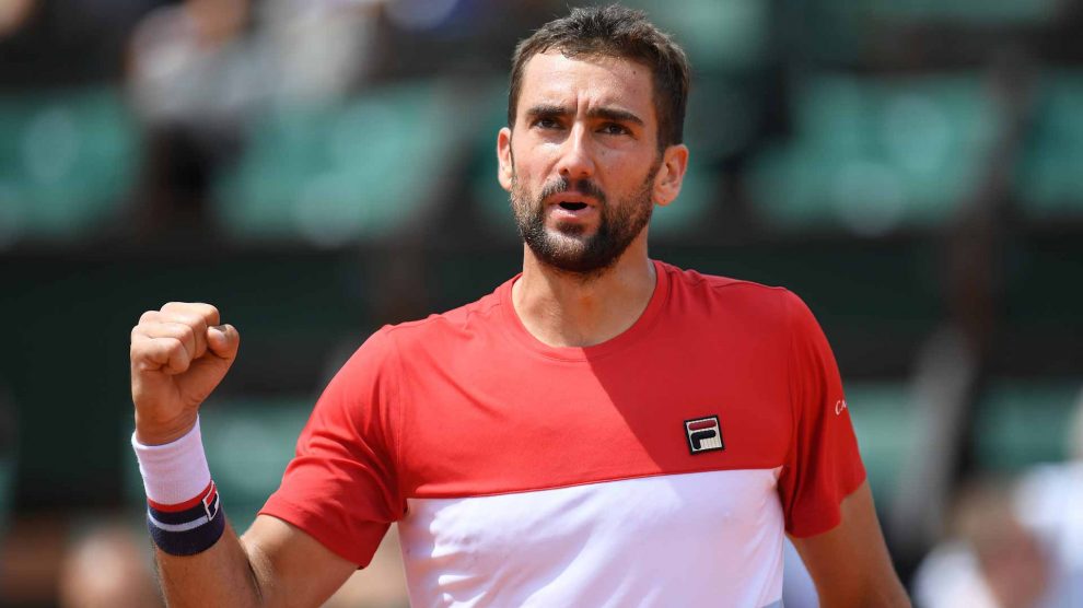 Cilic en Roland Garros 2018