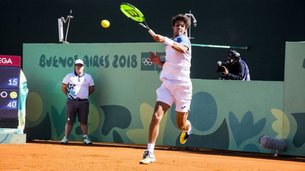 Facundo Díaz Acosta en los Juegos Olímpicos de la Juventud 2018