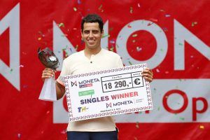 Jaume Munar con el título del Challenger de Prostejov