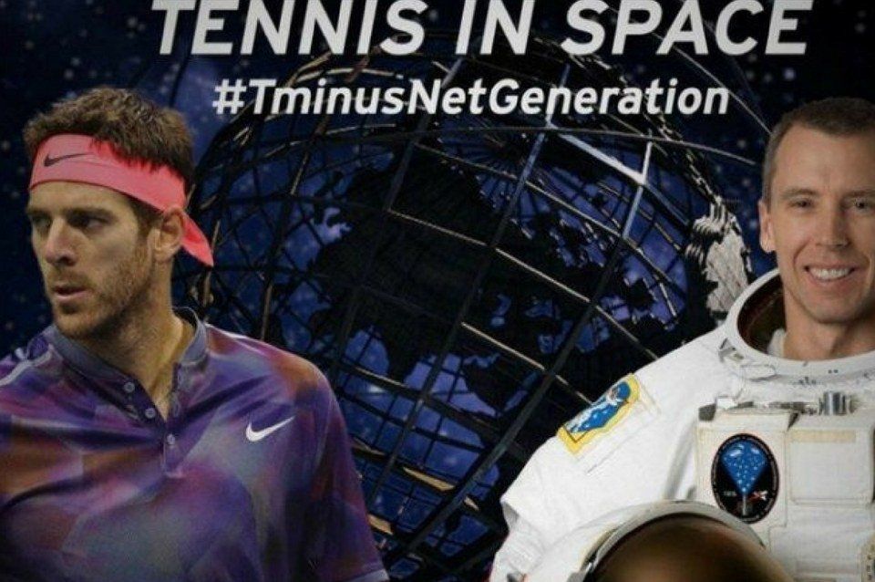 Juan Martín Del Potro y el partido de la NASA