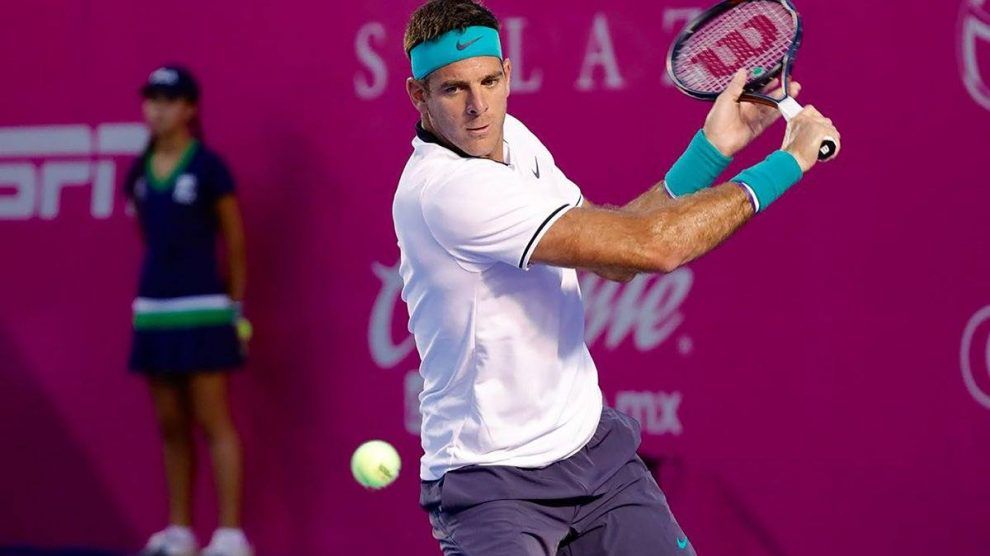 Del Potro en su debut en el ATP de Los Cabos