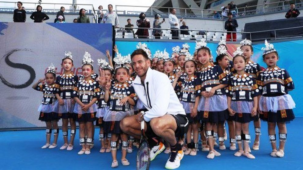 Juan Martín del Potro y la promoción del China Open | Foto: Emmanuel Wong/Getty Images