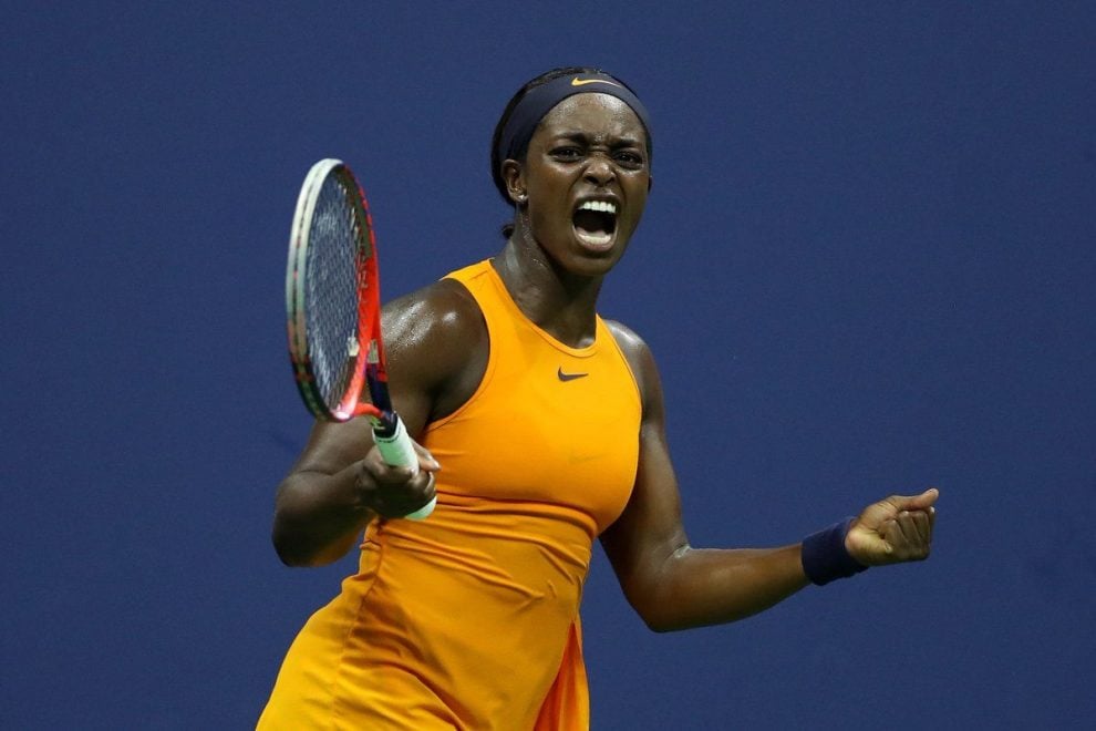 La campeona defensora Sloane Stephens festeja su pase a cuartos de final del US Open 2018 | Foto: @WTA