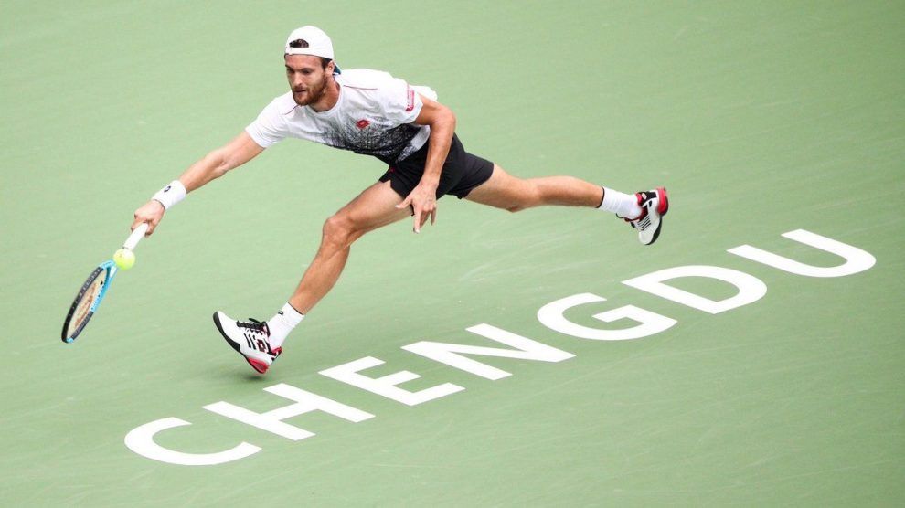 Jousa Sousa en el debut del ATP de Chengdu
