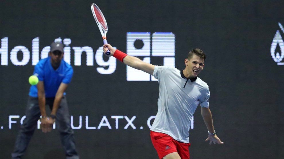 Thiem golpea un revés en el ATP 250 de San Petesburgo