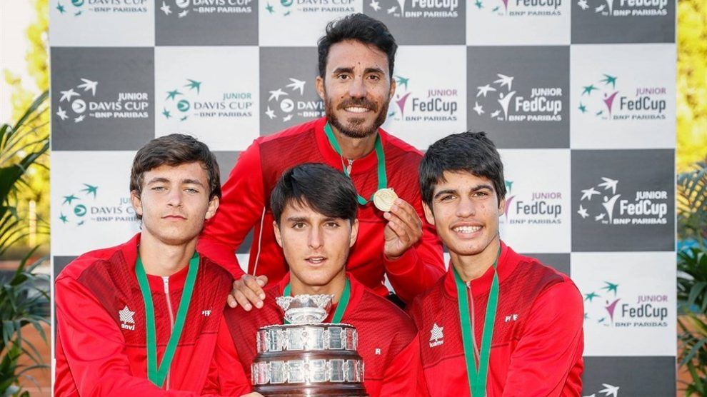 España campeón de la Copa Davis Junior 2018 | Foto: Srdjan Stevanovic