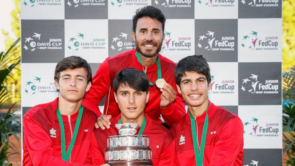 España campeón de la Copa Davis Junior 2018 | Foto: Srdjan Stevanovic