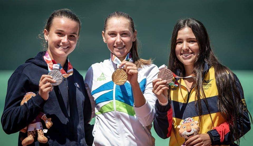Medallero femenino en tenis en los Juegos Olímpicos de la Juventud 2018