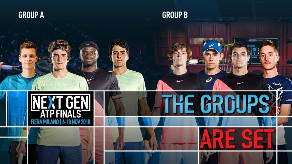 Presentación de los Grupos de Next Gen ATP Finals 2018 | Foto: atpworldtour.com