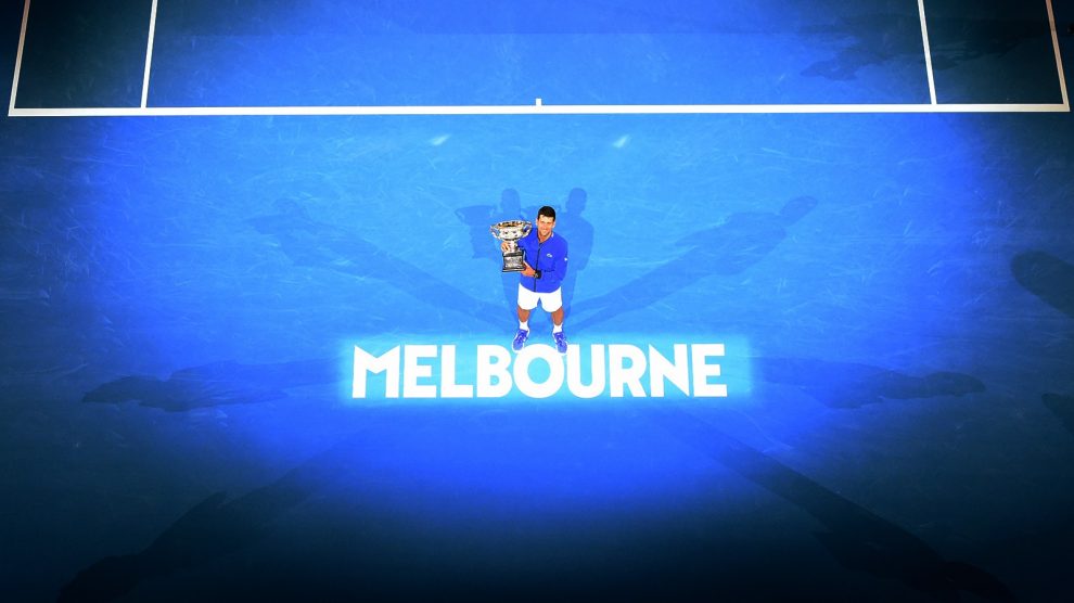 Djokovic trofeo Open Australia 2019