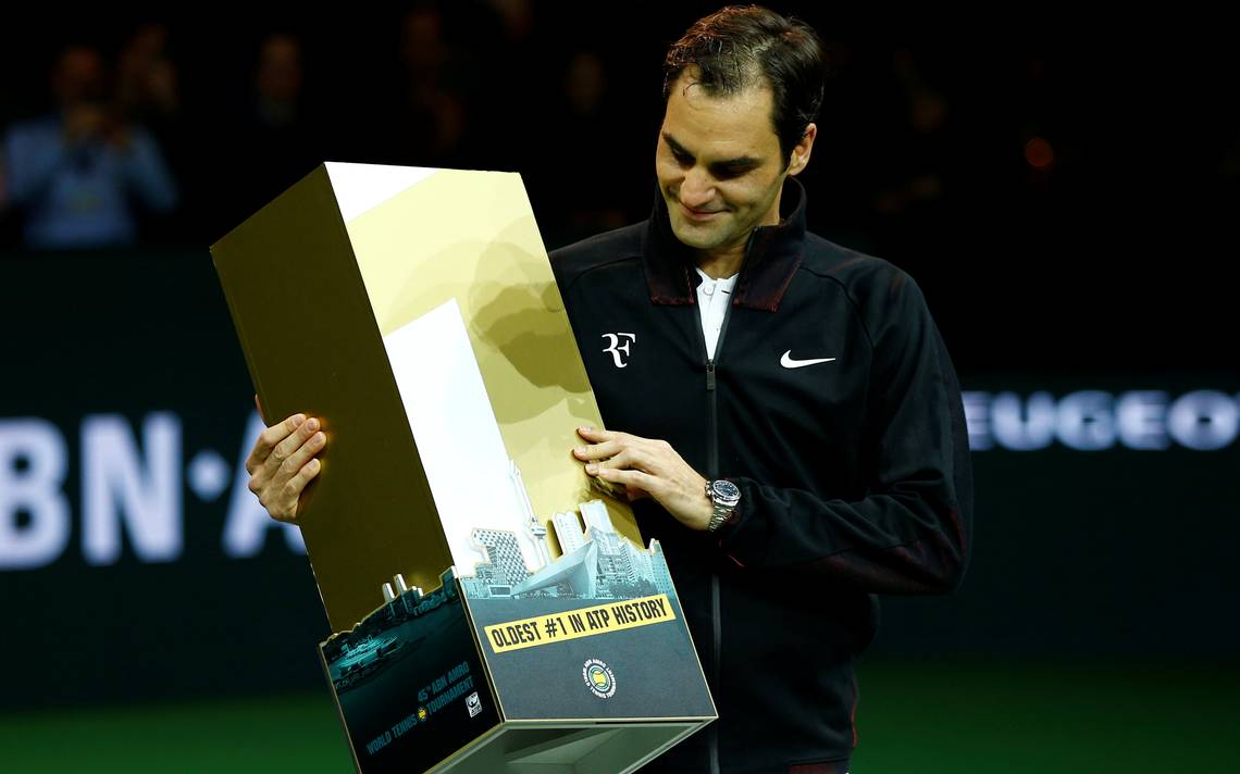 Federer más veterano número 1 ATP