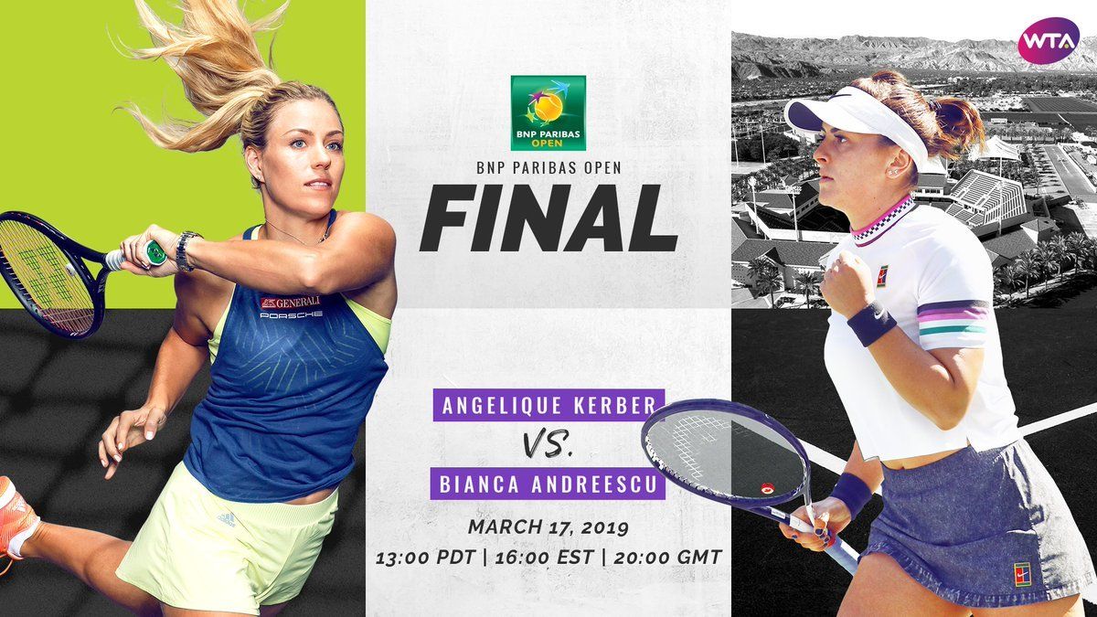 WTA Indian Wells 2019: Andreescu vs Kerber, juventud contra experiencia