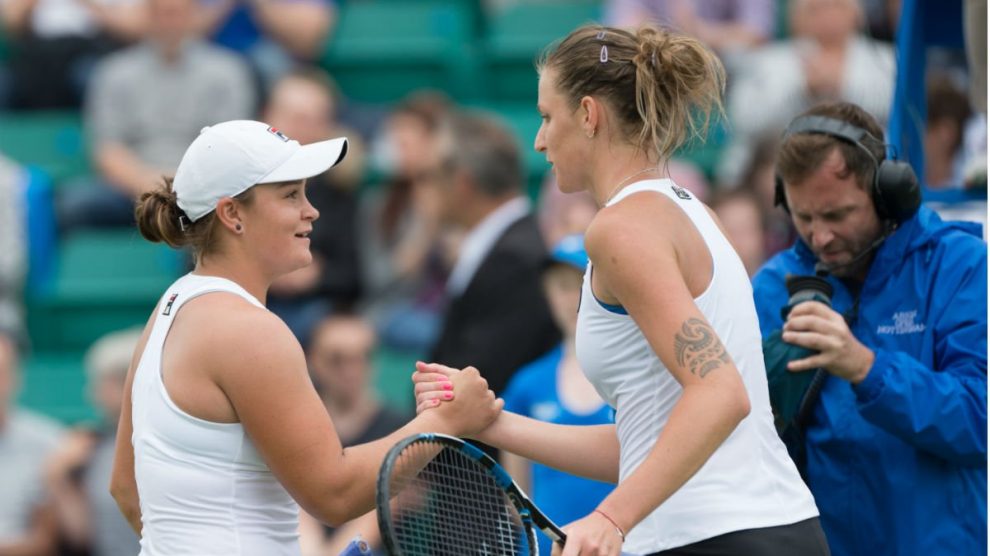 Barty Pliskova saludo