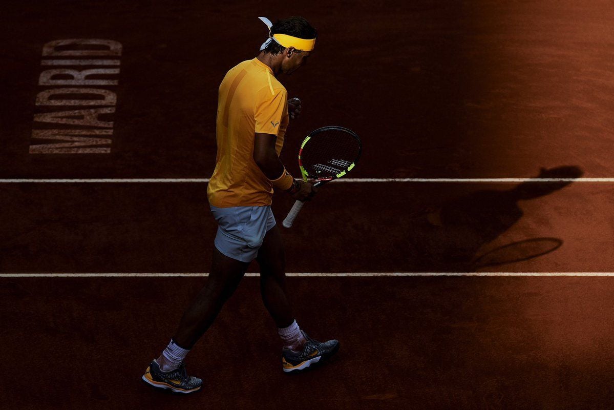 Rafael Nadal en el Mutua Madrid Open