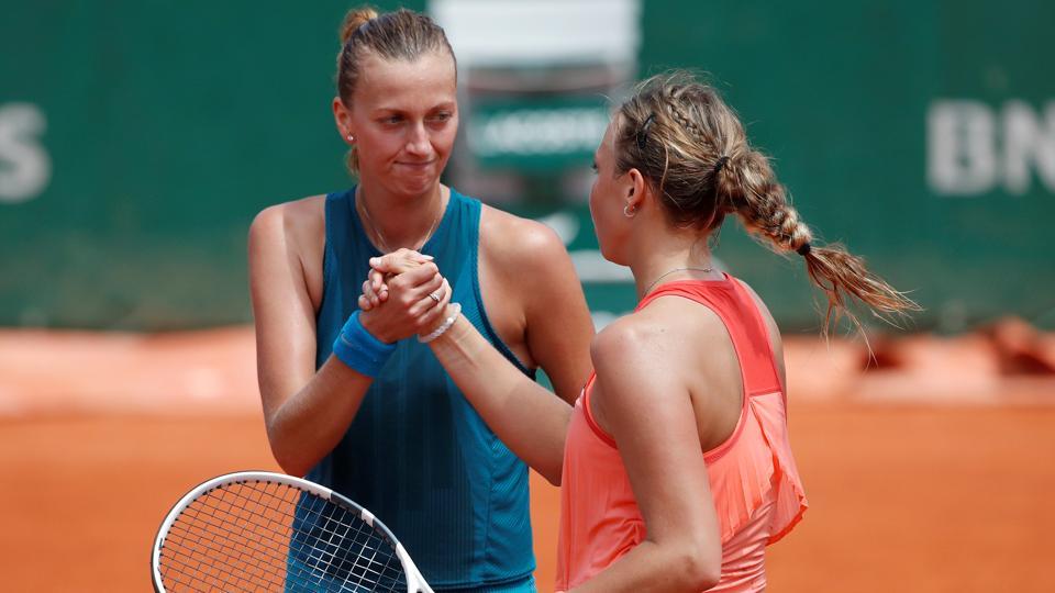 Kvitova y Kontaveit Roland Garros