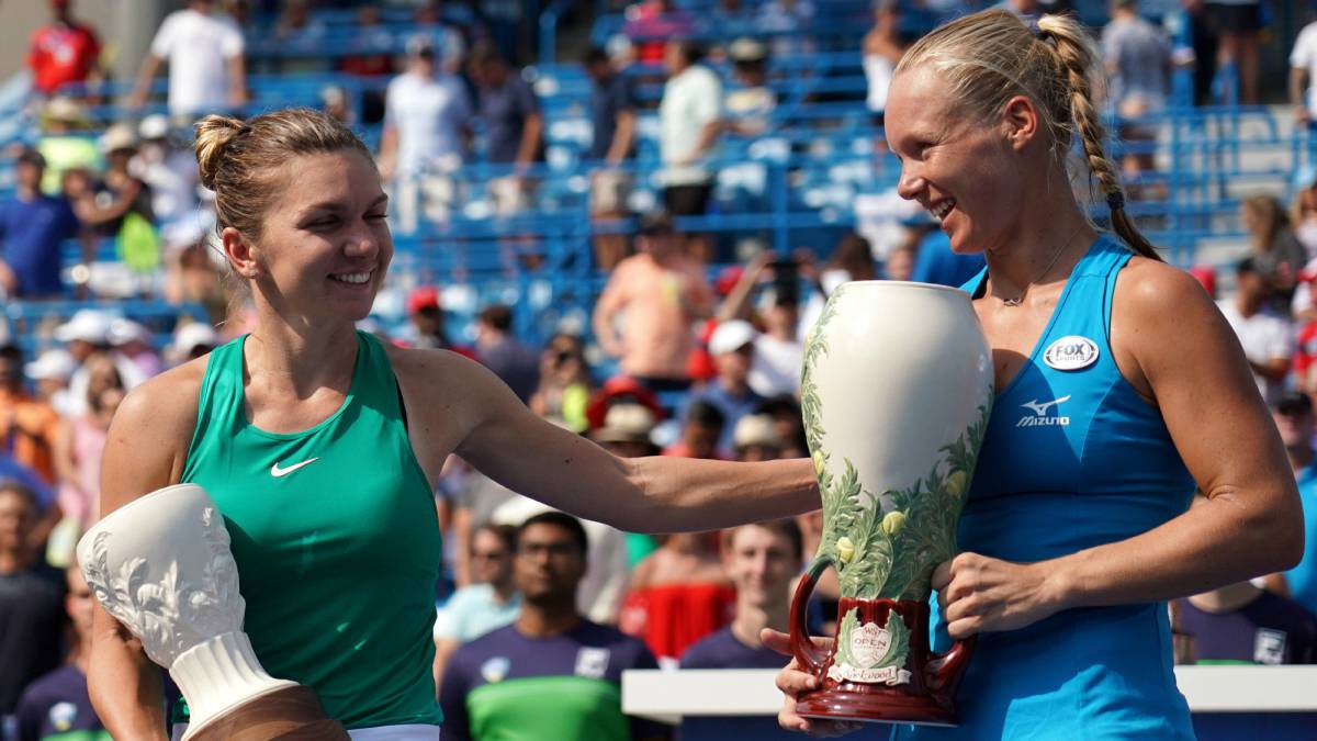 Halep y Bertens WTA Cincinnati