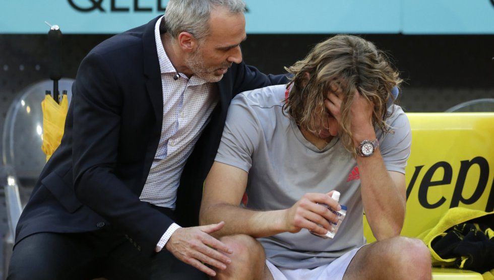 Alex Corretja Stefanos Tsitsipas Mutua Madrid Open 2019
