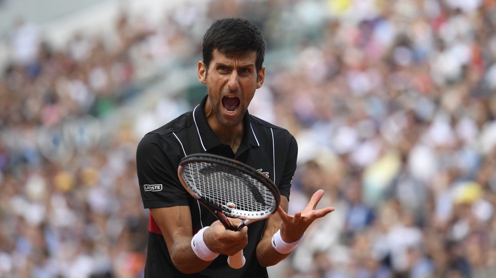 Novak Djokovic en Roland Garros