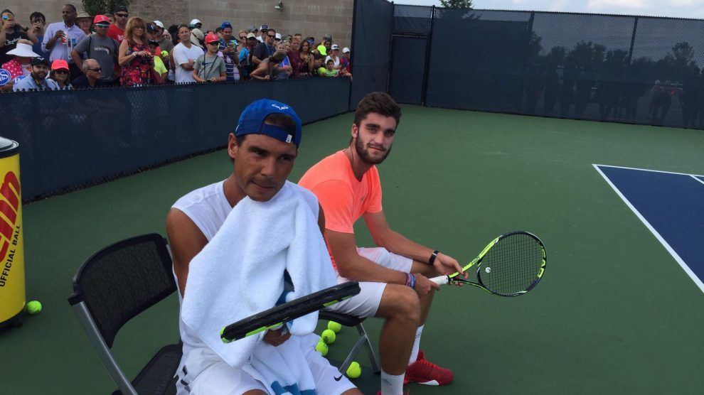 Alejandro García Cenzano y Rafa Nadal