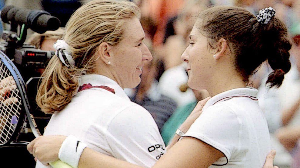 Monica Seles y Steffi Graf