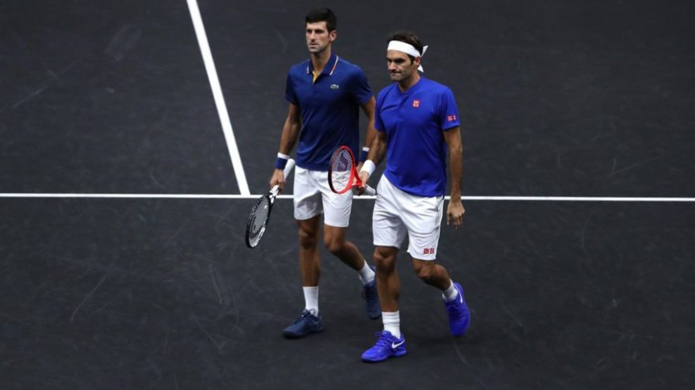 Cara a cara Novak Djokovic y Roger Federer