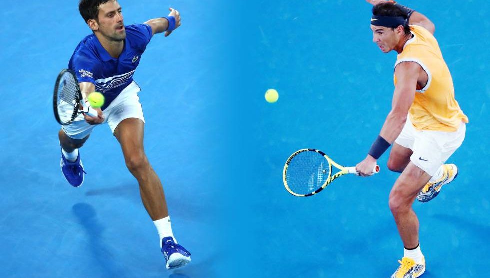 Comparativa Djokovic Nadal 2019