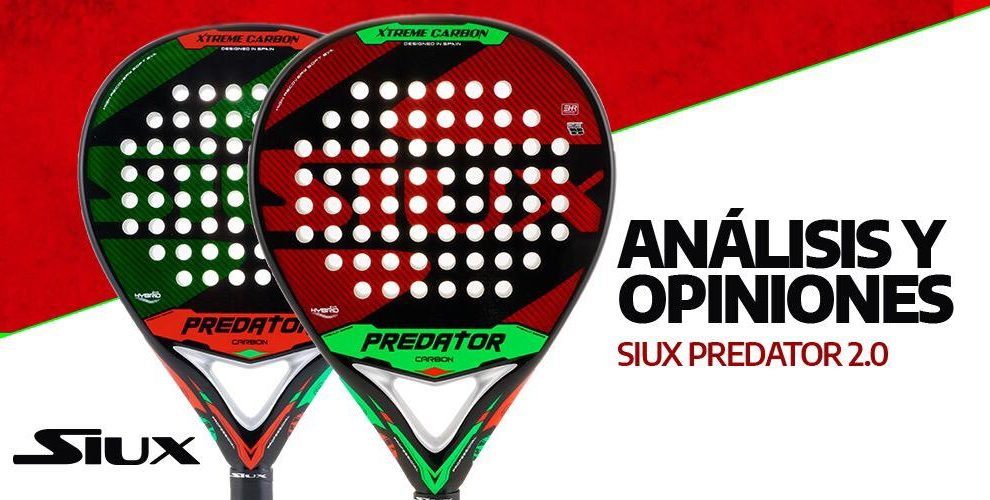 Review pala de pádel Siux Predator 2.0