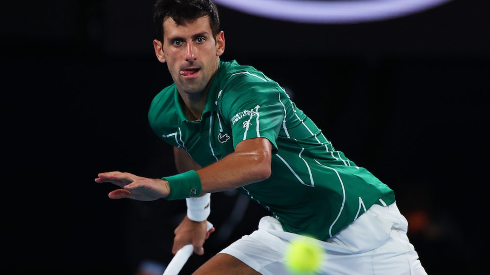 Novak Djokovic Australian Open 2020