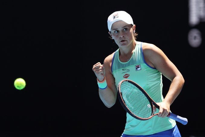 Barty se mete entre las cuatro mejores en Australia - Barty Kvitova Australian Open 2020