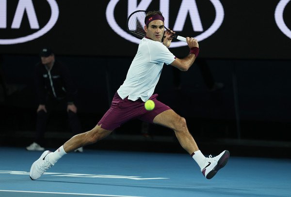 Federer Sandgren Australian Open 2020